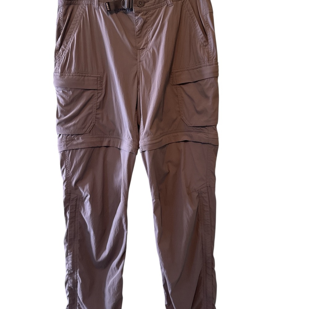 REI Co-op Pants To Shorts Womens Green Size 4P Relaxed Hiking Zip Off Legs